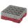 Cambro Camrack 16 compartimentos Di&aacute;metro m&aacute;ximo del cristal 4 rejillas de 38 a 1111 cm Tama&ntilde;o completo - Ar&aacute;ndano (416)