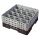 Cambro camrack 16 przegr&oacute;dek maksymalna średnica szkła 4 38 1111 cm stojaki pełnowymiarowe - brązowe (167)