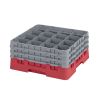 Cambro camrack 16 scomparti diametro massimo vetro 4 38 1111 cm rack full size - rosso (163)