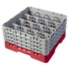 Cambro Camrack 16 F&auml;cher maximaler Glasdurchmesser 4 38 1111 cm Racks volle Gr&ouml;&szlig;e - rot (163)