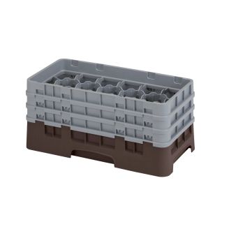 Cambro camrack 17 fack maximal glasdiameter 2 78 73 cm st&auml;ll halv storlek - brun (167)