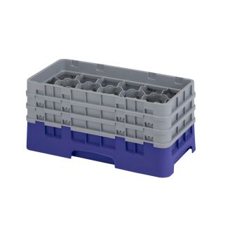 Cambro camrack 17 fack maximal glasdiameter 2 78 73 cm st&auml;ll halv storlek - marinbl&aring; (186)