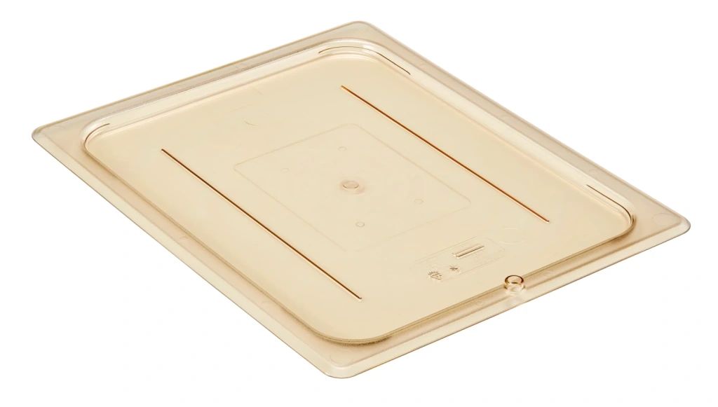Cambro wysokie pokrywki do patelni H-Pan o połowie wielkości - bursztynowe (150)