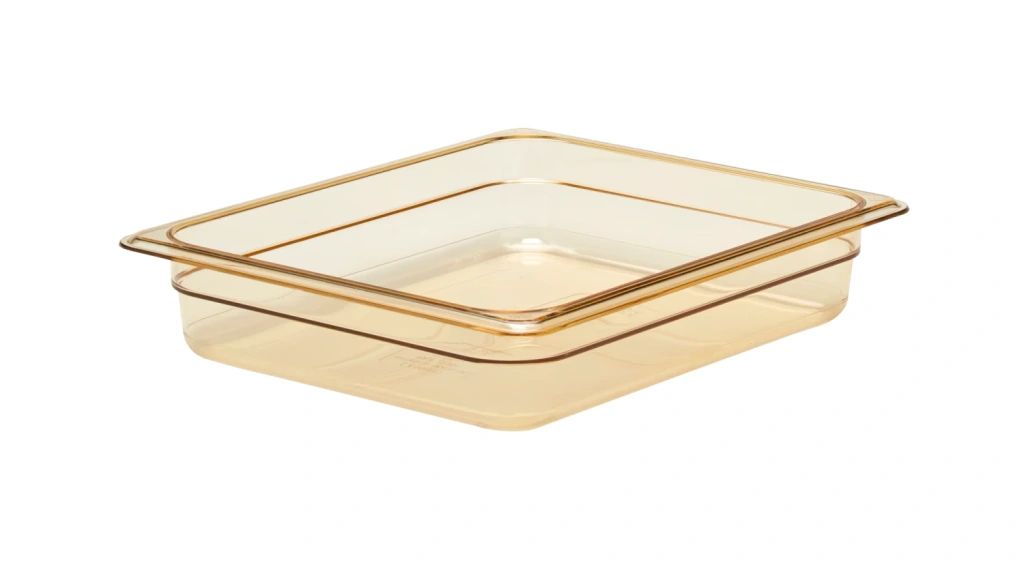 Cambro h-pan half size high heat food pans - amber (150)