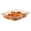 Cambro h-pan half size high heat food pans - amber (150)