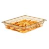 Cambro h-pan half size high heat food pans - amber (150)