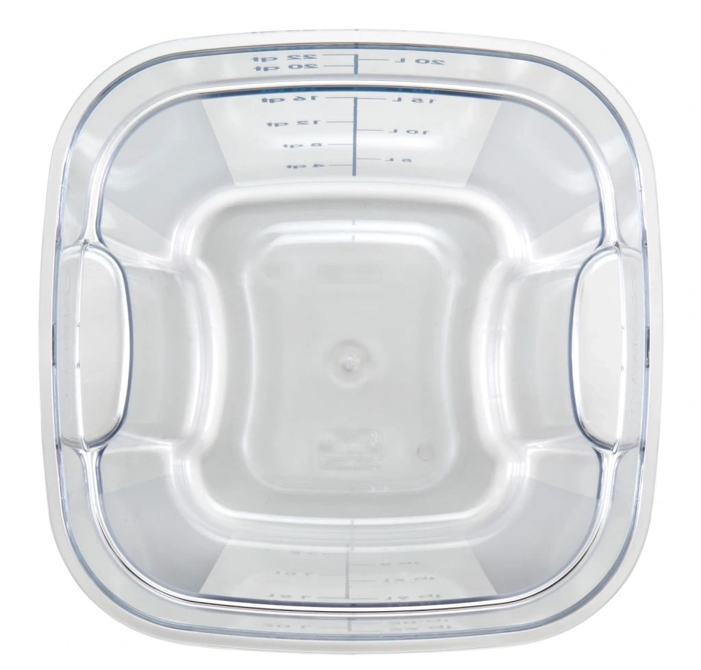 Cambro camsquares 22 qt 20 8 l freshpro voedselcontainers camwear - helder (135)
