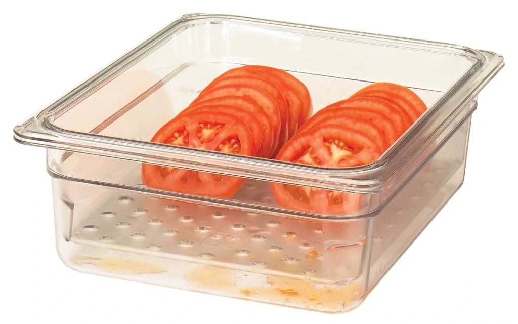 Cambro camwear halvstorlek durkslag matpannor - klar (135)
