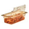 Cambro hoge derde maat hitte h-pan fliplids - amber (150)