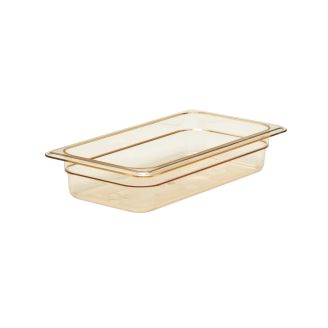 Cambro h-pan een derde maat hoge hitte voedselpannen - amber (150)