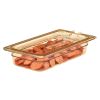 Cambro Sartenes para alimentos de alta temperatura de tama&ntilde;o 1/3 h-pan - color &aacute;mbar (150)