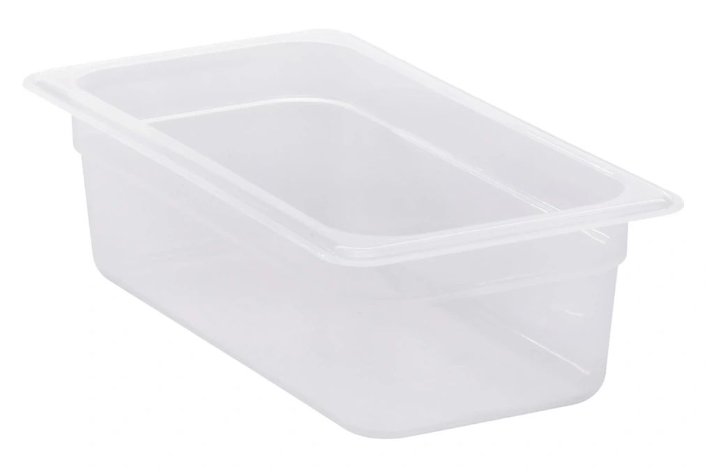 Cambro genomskinliga matpannor i tredje storlek - genomskinlig (190)