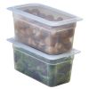 Cambro genomskinliga matpannor i tredje storlek - genomskinlig (190)