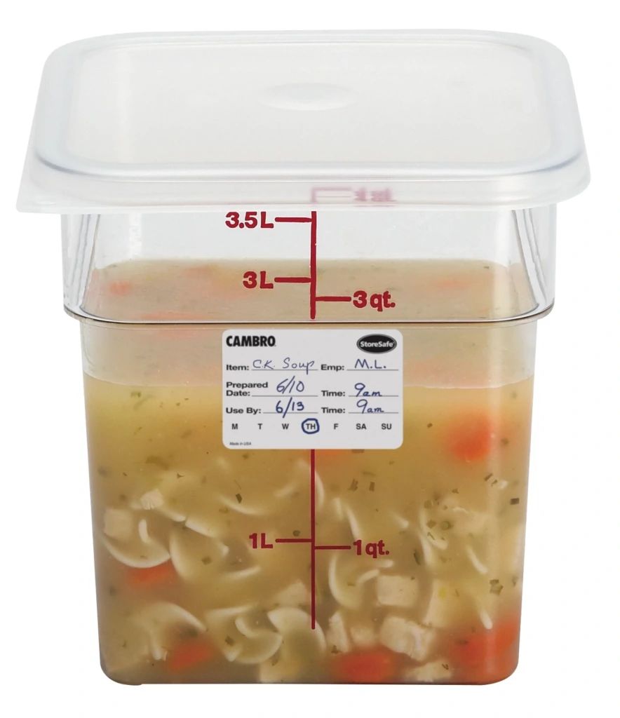 Cambro camsquares klassische Frischhaltedosen - camwear - transparent (135)