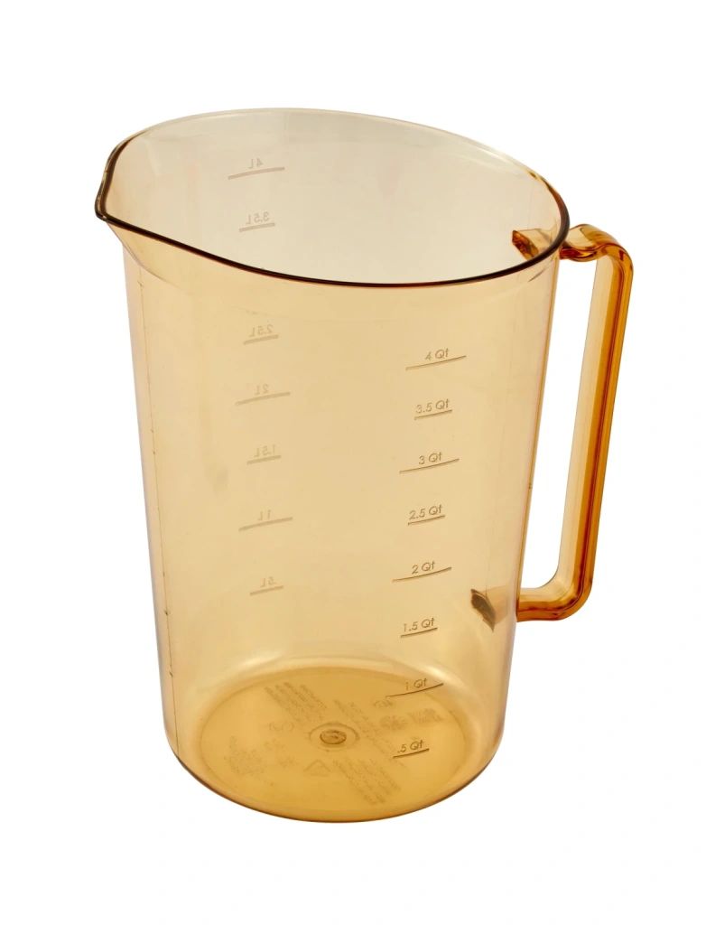Cambro maatbekers voor hoge temperaturen - amber (150)