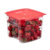 Cambro Contenants de stockage d'aliments FreshPro de 6 pintes et 57 litres Camsquares Camwear - transparents (135)