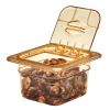 Cambro h-panna en sj&auml;tte storlek matpannor med h&ouml;g v&auml;rme - b&auml;rnsten (150)