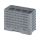 Cambro camrack 8 przegr&oacute;dek maksymalna średnica szkła 4 116 103 cm p&oacute;łki poł&oacute;wkowe - miękki szary (151)
