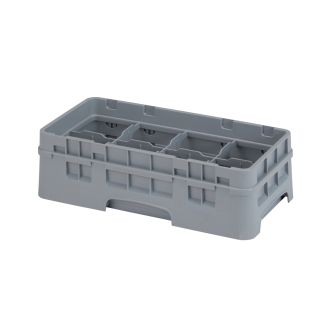 Cambro Camrack 8 compartiments diam&egrave;tre maximum du verre 4 116 103 cm racks demi-taille - gris doux (151)
