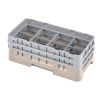Cambro Camrack 8 F&auml;cher maximaler Glasdurchmesser 4 116 103 cm Gestelle halbe Gr&ouml;&szlig;e - beige (184)