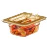 Cambro wysokie pokrywki do patelni typu h-pan o rozmiarze &oacute;smym - bursztynowe (150)
