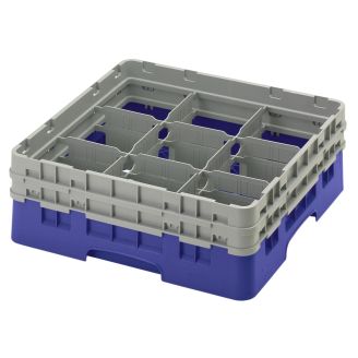 Cambro camrack 9 fack maximal glasdiameter 5 78 149 cm st&auml;ll full storlek - marinbl&aring; (186)