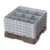 Cambro camrack 9 fack maximal glasdiameter 5 78 149 cm st&auml;ll full storlek - brun (167)