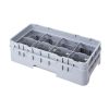 Cambro stojaki na kubki CamRack Half Size 8 przegr&oacute;dek - miękki szary (151)